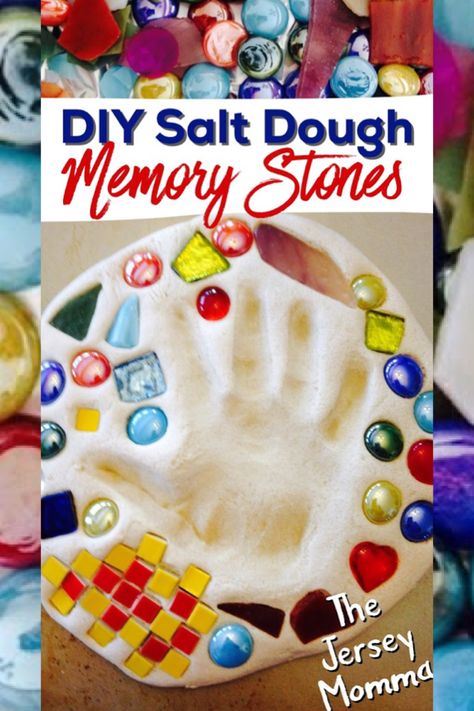 The Jersey Momma: How to Make Salt Dough Memory Stones DIY: Easy Crafts for Kids