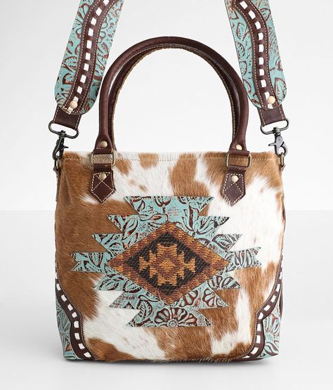 Myra Bag Azure Patterned Leather Purse - Women's Bags in Multi | Buckle Western Bags, Myra Bags, Western Stuff, Western Bag, Cowgirl Style Outfits, Turquoise Western, Cowgirl Jewelry, Belt Purse, Embroidered Fabric