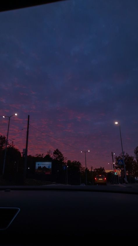 Late night purple skiy ride Purple Sky, Late Night, The Sky, Purple