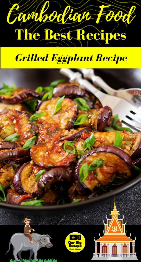 Dinner For 2 Recipes, Grilled Eggplant Recipes, Lemongrass Chicken Recipe, Recipe Ideas Easy, Sweet And Sour Soup, Easy Recipes For Dinner, Healthy Recipes Easy, Dinner Quick, Cambodian Food