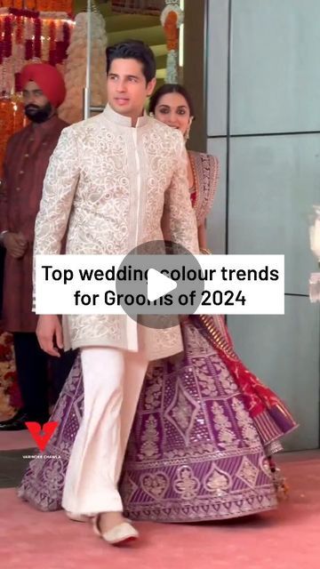 SMUR by Sanskar Chaddha on Instagram: "2024 Wedding Style Alert!

Get ready to tie the knot in style! Explore the top wedding attire colors for men this season:

From elegant neutrals to bold statements, find inspiration for your big day!

Watch till the end for our top picks!

#GroomFashion #WeddingStyle #2024WeddingTrends" Mens Wedding Wear Indian, Mens Wear Wedding, Wedding Outfit Men, Bold Statements, Wedding Indian, 2024 Wedding, Groom Outfit, Tie The Knot, Mens Wear