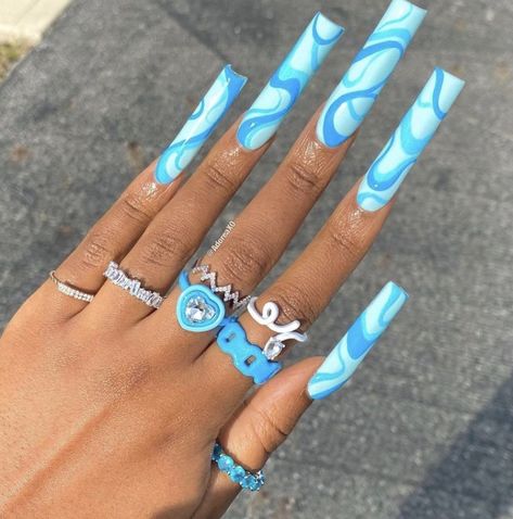 Nail Stencils, Long Acrylic Nail Designs, Drip Nails, Cute Acrylic Nail Designs, Exotic Nails, Long Square Acrylic Nails, Square Acrylic Nails, Fire Nails, Coffin Nails Designs