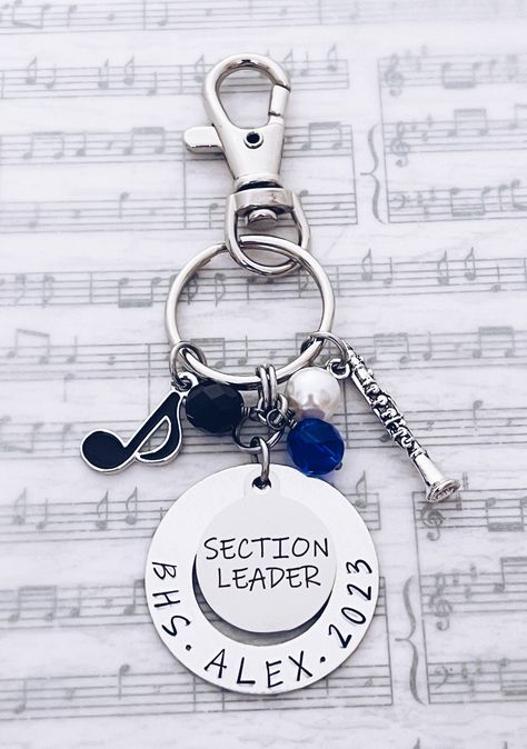 Senior Night Gifts Band, Section Leader Band, Senior Band Night Ideas, Senior Night Band Gift Ideas, Marching Band Gifts Senior, Marching Band Crafts, Color Guard Gift Ideas, Senior Band Gifts, Marching Band Senior Night Gift Ideas