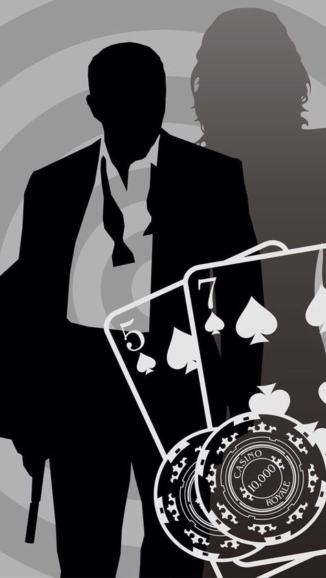 James Bond iphone wallpaper James Bond Graphic Design, James Bond Casino Royale, James Bond Casino, Bond Party, 007 Casino Royale, James Bond Movie Posters, James Bond Party, James Bond Theme, Timothy Dalton