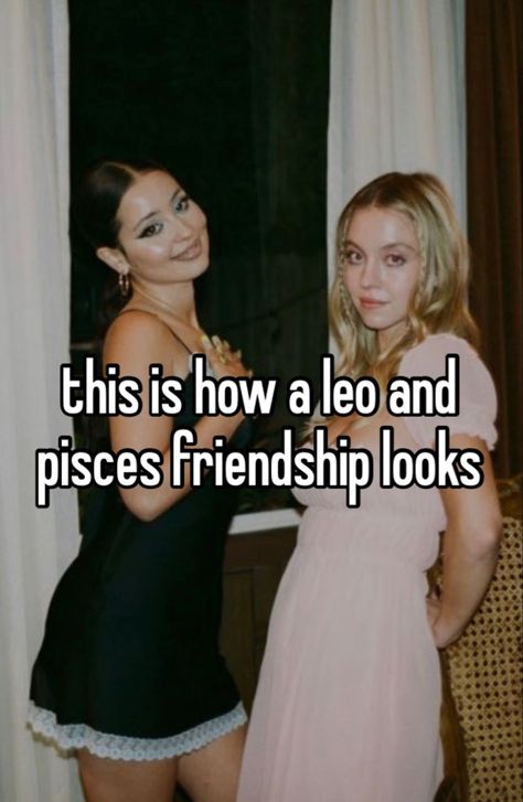 Leo And Pisces Friendship, Pisces Friendship, Leo And Pisces, Leo Energy, Pisces And Leo, 20 Birthday, 20th Birthday, Leo Zodiac, Astrology Signs