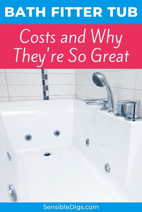 When it comes to revamping your bathroom, you can choose between a remodel and a Bath Fitter tub liner. Which saves you money? We find out. Bathtub Liners, Bath Fitter, Bathtub Ideas, Deep Tub, Nautical Chic, Small Tub, Best Bath, Chic Living, Outdoor Retreat