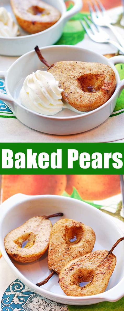 Low Calorie Pear Desserts, Pear Recipes Low Carb, Low Carb Pear Dessert Recipes, Baking Pears Recipe, Baked Pear Dessert, Keto Pear Dessert Recipes, Keto Pear Recipes, Baked Pears Recipe Desserts, June Desserts