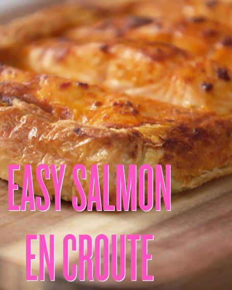 Easy Salmon En Croute | Jamie Oliver | Jamie's 7 Ways | Jamie's easy salmon en croute that EVERYONE loves and exactly what you need to make the most of your salmon! jamieol.com/SalmonEnCroute7ways | By Jamie Oliver Salmon En Croute, Red Pesto, Jamie Oliver Recipes, Easy Salmon, Salmon Dishes, The Onion, Frozen Spinach, Salmon Fillets, Healthy Eating Recipes