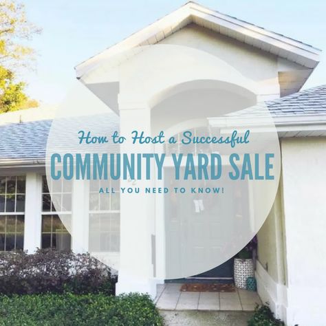 Community Yard Sale, Yard Sale Organization, Garage Sale Organization, Community Garage Sale, Neighborhood Garage Sale, Nextdoor App, Yard Sale Signs, Diy Home Projects, Apartment Communities