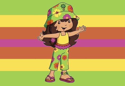 Strawberry Shortcake Coco Calypso, Coco Calypso Strawberry Shortcake, Seaberry Delight, Coco Calypso, 2003 Strawberry Shortcake, Berry Shortcake, Strawberry Shortcake Cartoon, Strawberry Shortcake Characters, Gender Flags