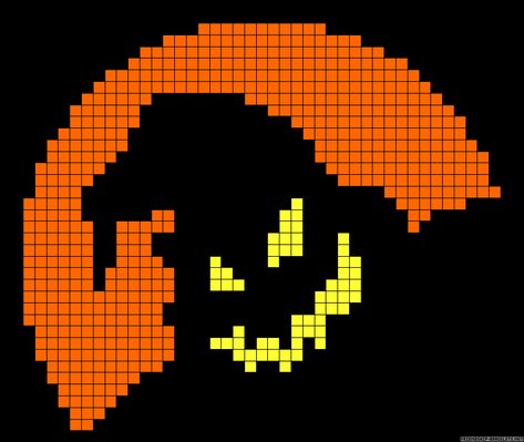 Halloween Perler, Beads Perler, Halloween Cross Stitch Patterns, 8bit Art, Perler Bead Templates, Pixel Crochet, Halloween Beads, Bead Sprite, Hama Beads Patterns