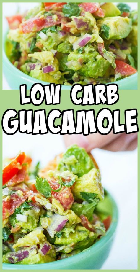 How to make delicious CHUNKY GUACAMOLE! #lowcarb #keto #healthy #avocados #tomatoes #guac #avocado #dip #snack #healthy #recipe Homemade Guacamole Recipe, Chunky Guacamole, Keto Healthy, Avocado Health Benefits, Snack Healthy, Avocado Dip, Homemade Guacamole, Low Carb Sides, Guacamole Recipe