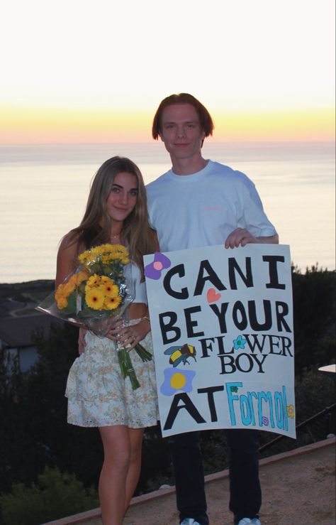 Tyler The Creator Homecoming Proposal, Tyler The Creator Promposal, Music Promposal, Dance Signs, Prom Proposal Ideas, Homecoming Couple, Lana Concert, Hoco Posters, Cute Hoco Proposals