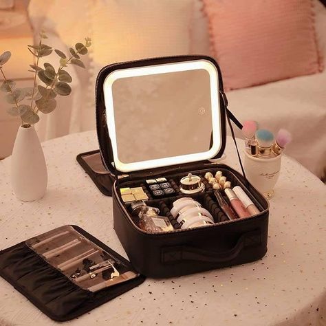 Travel Makeup Bag with Mirror of LED Lighted Dm us for more details and order or Visit our website www.esentiments.pk ✅100% authentic products ✅Cash on delivery Nationwide ✅Comparatively Lowest Prices ✅ 7 Days Replacement Policy #makeupbox #makeupbag #makeupkit #makeuplover #makeuptutorial #makeupartist #makeupaddict #makeup #pakistan #karachi #lahore #islamabad #multan #sialkot #gujrawala #bahawalpur #rajasthan #rawalpindi #karachiites #karachidiaries #karachifashion Makeup Box Organizer, Makeup Training, Travel Makeup Bag, Flawless Makeup Application, Beauty Natural Products, Makeup Travel Case, Beauty Case, Makeup Box, Makeup Sponge