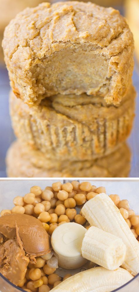 Healthy Snack Flourless Blender Muffins (Vegan, Gluten Free) Meal Prep Kids, Leftover Banana Recipes, Flourless Muffins, Healthy Banana Recipes, Flourless Desserts, Blender Muffins, Snacks Easy, Healthy Banana, Banana Healthy