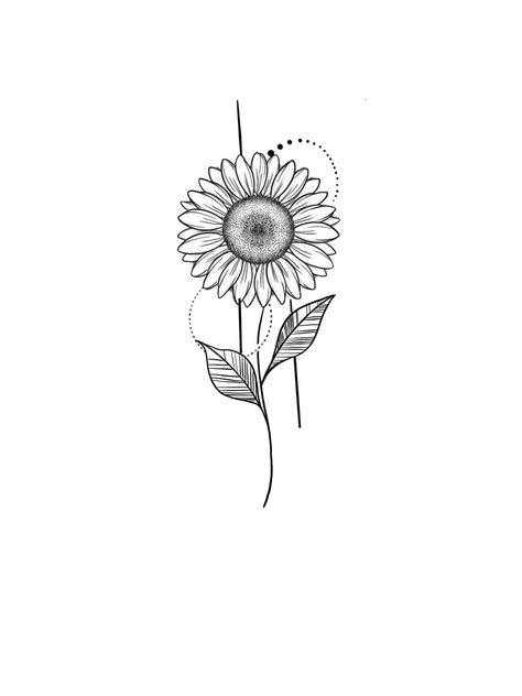 Boho Sunflower Tattoo, Sunflower Sister Tattoo, Sunflower Tattoo Ribcage, Sunflower Flash Tattoo, 3 Sunflower Tattoo, Sunflower Minimalist Tattoo, Sunflower Line Tattoo, Sunflower Outline Tattoo, Minimal Sunflower Tattoo