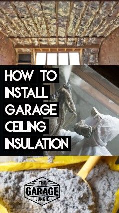 Insulate Garage Ceiling, Garage Ceiling Insulation, Two Story Garage, Building A Wooden House, Garage Extension, Garage Insulation, Garage Ceiling, Garage Attic, Modern Entrance Door