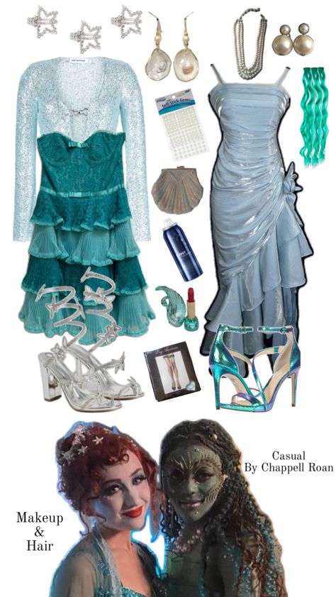 Halloween costumes inspired by music. This take is on Casual by Chappell Roan. Red Head Halloween Costumes, Casual Halloween Costumes, Casual Halloween, Pretty Halloween Costumes, Chappell Roan, Mermaid Inspired, Halloween Inspo, Mermaid Costume, Blue Dress Casual