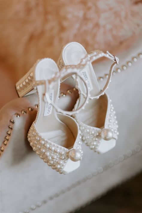 Bridal Hairstyles Black Women, Pearl Heels Wedding, Jimmy Choo Wedding Heels, Wedding Hair Black, Black Bridal Hairstyles, Photoshoot Ideas Wedding, Heels Pearl, Reception Shoes, Jimmy Choo Wedding Shoes