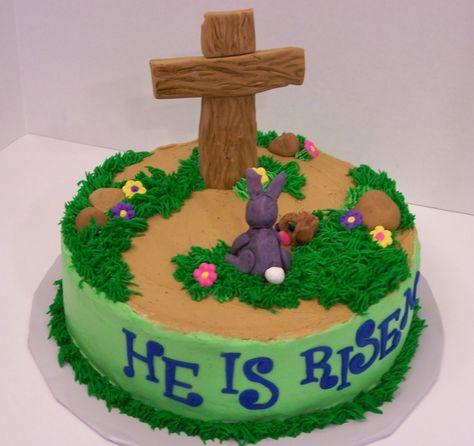 Easter Cross Cake on Cake Central Cross Cake Ideas, Easter Cross Cake, Easter Cake Cross, Easter Cake Ideas, Easter Cake Decorating, Malteser Cake, Cross Cake, Cross Cakes, Religious Cakes