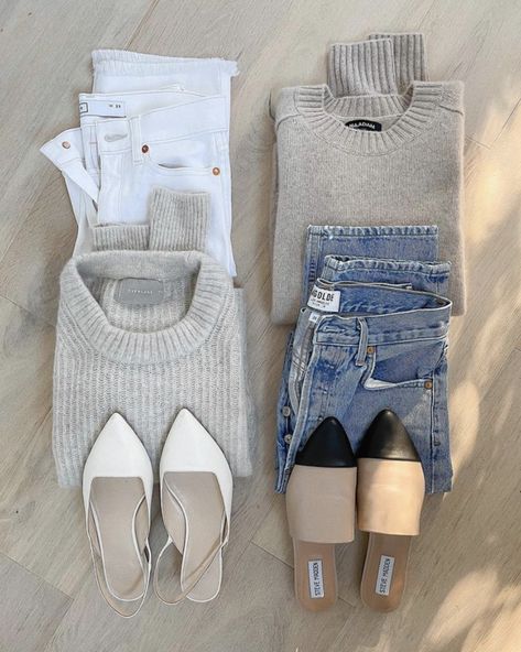 Timeless Outfits, Flats Outfit, Sustainable Fashion Brands, Casual Work Outfits, Neutral Fashion, Outfit Combinations, 가을 패션, Mode Inspiration, Metropolis