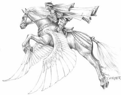 Pegasus with Rider Pegasus Rider Fantasy Art, Person Riding Pegasus, Pegasus With Rider, Pegasus Rider, Pegasus Drawing, Horse Art Ideas, Pegasus Art, Kaos Oblong, Fantasy Horses