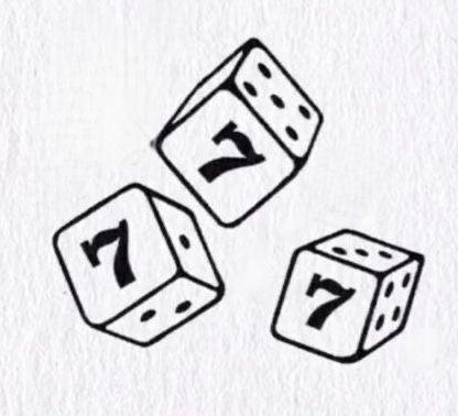 Roll The Dice Tattoo, Chaos Tattoo, Cards Tattoo, 777 Tattoo, Dice Tattoo, Unique Tattoos For Men, Different Tattoos, Card Tattoo, Trading Charts