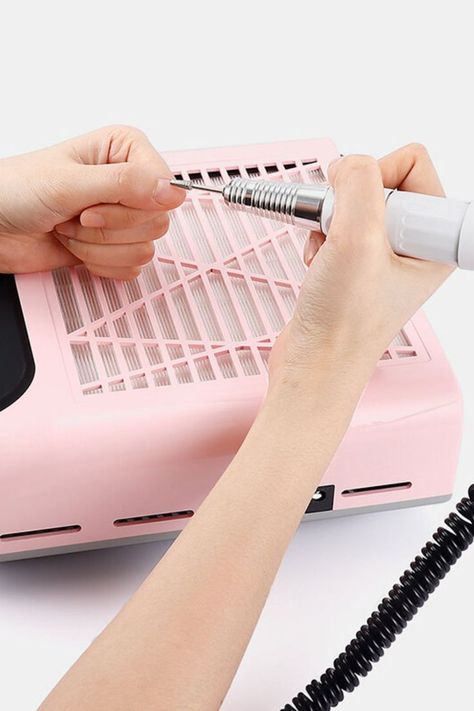 Item Type: Nail Dust Suction Collector Color: White, Pink Material: ABS Power: 80W Strong Prower Nail Dust Collector Input: 100-220V Nail Vacumn Cleaner Fan Weight: About 801g Product Size: About 22.8*24*8.2cm / 8.98*9.45*3.23in Feature: 1.100% vacuum effect, no dust run out. 2. Surface of ABS plastic, durable, attractive and easy to clean. 3.Hollow design, high-efficiency heat dissipation. 4.High power with strong vacuuming ability. 5.One button operate,easy to use 6.Large area,big enough for 2 Power Art, Nail Dust Collector, Nail Dust, Glittery Nails, Manicure Inspiration, Modern Nails, Glamorous Nails, Dust Collector, Trendy Nail Design