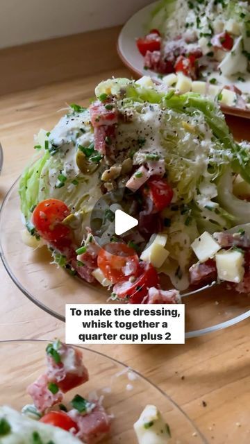 Alexandra Stafford on Instagram: "Latest Obsession: Antipasto Wedge Salad with @emilyreesnunn ‘s creamy Italian dressing 🥗⁣⁣🥗💯💯 ⁣⁣ This recipe is inspired by the one served at @rubirosa_nyc , which I tasted earlier this month and haven’t been able to stop thinking about. I wrote about it in my newsletter, Pizza Every Friday, which is linked in profile⁣⁣ 🤗🍕 @emilyreesnunn: thank you for the delicious dressing recipe which I will only refer to as Creamy I moving forward 👏👏🤣🤣 ⁣⁣ @lisamalitz: thanks for being the best dining companion always 😘💗 ⁣⁣ @serenagwolf: forever grateful for your introduction to @rubirosa_nyc ⁣⁣🙏🙏 ⁣ Incidentally, there are four wedge salads — one for every season — in Pizza Night (which you can preorder now 🍕🍕🥗🥗🎉🎉… link in profile)⁣ ⁣⁣ Let me know if Antipasto Wedge Salad, Salad Antipasto, Alexandra Stafford, Wedge Salads, Horiatiki Salad, Creamy Italian Dressing, Greek Salad Dressing Recipe, Greek Salad Dressing, Antipasto Salad