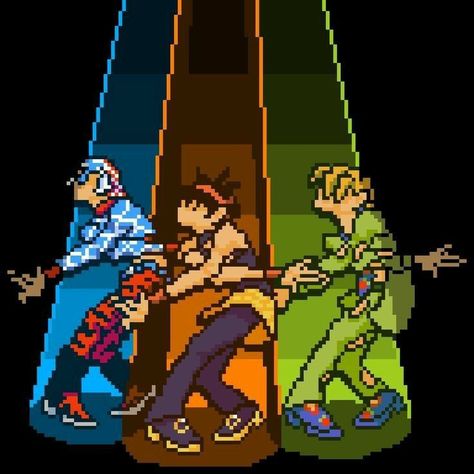 Piskel Art, Arte 8 Bits, 8bit Art, Jojo Parts, Jojo's Bizarre Adventure Anime, Anime Pixel Art, Jojo Anime, Jojo Memes, Jojo Siwa