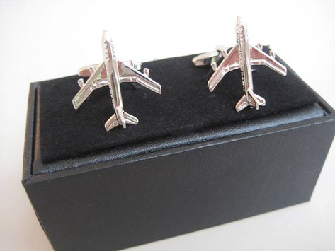 Airplane Cufflinks #Airplane #Cufflinks #pilot Airplane Cufflinks, Kids Jewelry, Cufflinks, Decorative Boxes, Collage, Gifts, Pins, Quick Saves