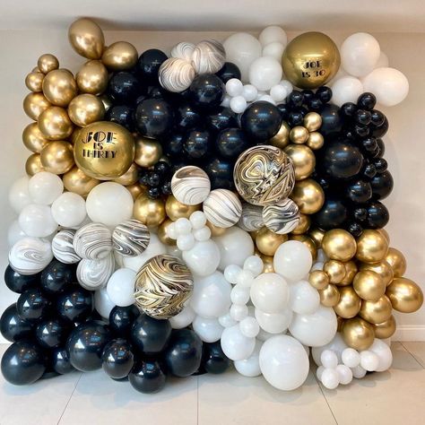 Qualatex Balloons, Gatsby Theme, Gatsby Style, Gatsby Party, Balloon Wall, 60th Birthday, 30th Birthday, Birthday Balloons, Party Event