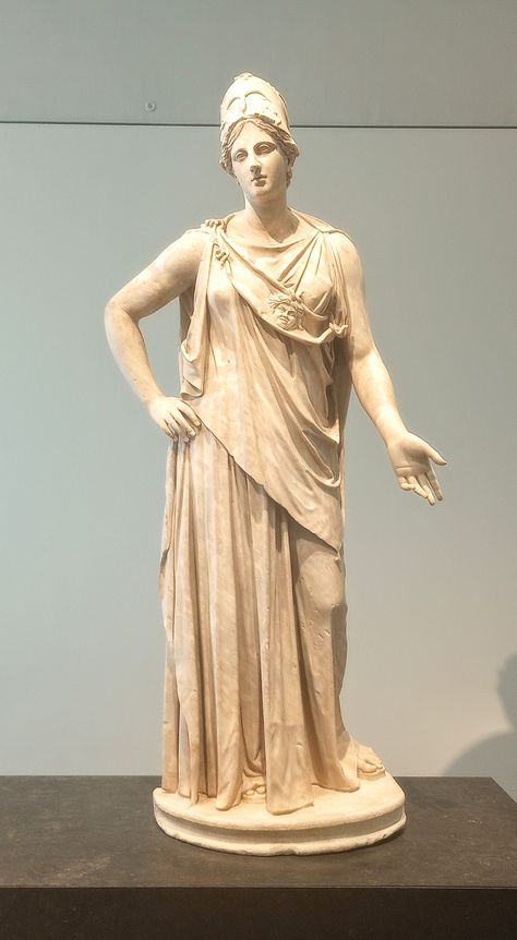 Sculpture of Athena at the Louvre Abu Dhabi Greece Goddess, Athena Statue, Roman Sculptures, Athena Greek Goddess, Greece Ancient, Louvre Abu Dhabi, Classical Mythology, Greek Statues, Green Magic