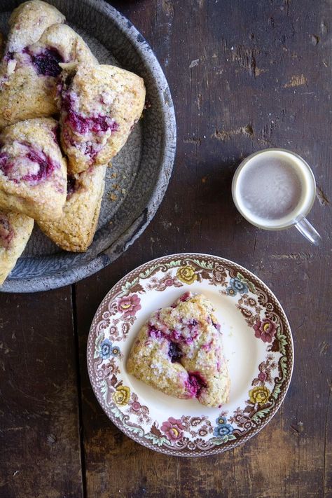 Recipe: Mixed Berry & Jasmine Tea Scones — Recipes from The Kitchn Tea Scones Recipe, Tea Scones, Berry Scones, Jasmine Tea, Think Food, Scone Recipe, Mixed Berries, Base Foods, Tea Recipes