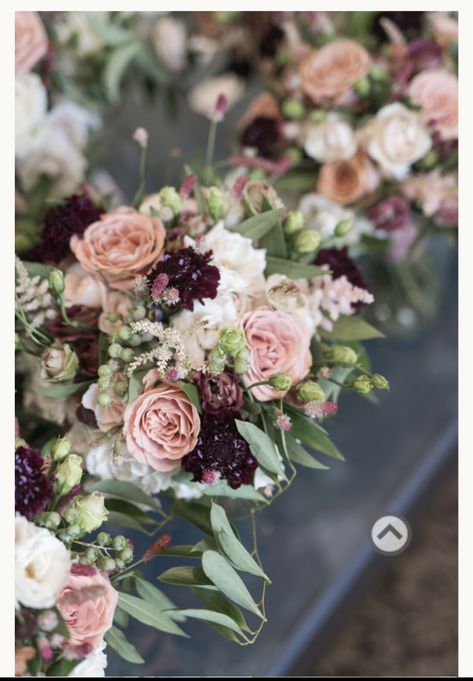 Pink And Burgundy Wedding, Burgundy Wedding Flowers, Burgundy And Blush Wedding, Burgundy Bouquet, Pink And White Weddings, Light Pink Wedding, Maroon Wedding, Blush Wedding Flowers, Burgundy Flowers