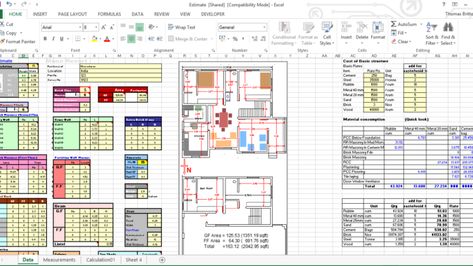 Estimation Excel Sheet - Best online Engineering resource! Construction Estimating Software, Construction Estimating, Concrete Calculator, Excel Sheet, Building Foundation, Ms Excel, Structural Design, Construction Work, Construction Cost