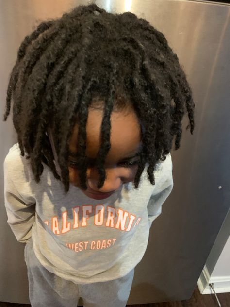 Dreadlocks Toddler Locs Boy, Kid Locs, Haircuts For Little Boys, Baby Dreads, Black Boy Hairstyles, Medium Length Hairstyle, Dreads Hairstyles, Mens Dreads