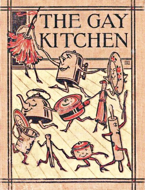 The Gay Kitchen 1928 vintage book Arte Grunge, Kitchen Cookbook, Vintage Cooking, Cook Books, Vintage Book Covers, Beautiful Book Covers, Recipe Books, Vintage Cookbooks, Old Book