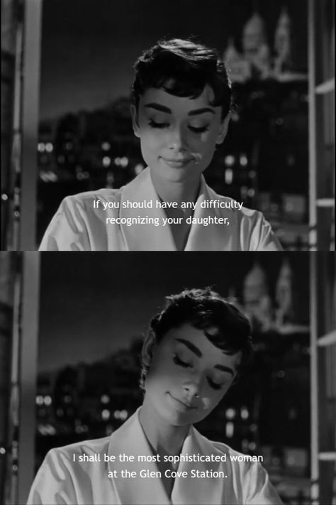 Gray Vibes Aesthetic, Sabrina Audrey Hepburn, Audrey Hepburn Wallpaper, Asian Makeup Tips, Sabrina 1954, Audrey Hepburn Movies, Aubrey Hepburn, Audrey Hepburn Quotes, Samantha Jones