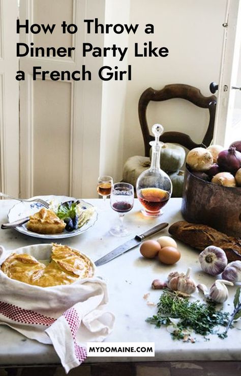 French Dinners, French Entertaining, Easy Fancy Dinner Recipes, French Dinner Party, French Recipes Authentic, French Dinner Parties, French Diet, French Picnic, French Dinner