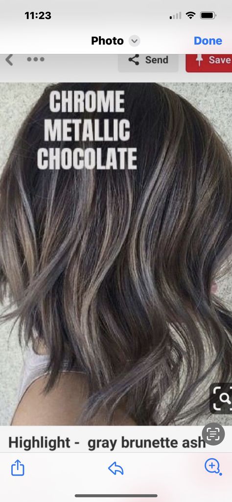 Medium Brown Hair With Highlights, Brown Hair With Silver Highlights, Hair Blending, Grey Hair Transformation, Medium Brown Hair, Covering Gray Hair, Grey Hair Inspiration, Gorgeous Hairstyles, Hair With Highlights