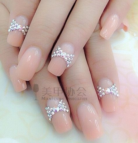 Nail Extensions Acrylic, Stone Nail Art, Art Deco Nails, Work Nails, Nail Art Hacks, Nail Extensions, Stone Work, Creative Nails, Stone Design