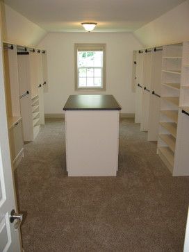 Master Closet above garage traditional Bonus Room Closet, Attic Dressing Room, Attic Closet Ideas, Loft Closet, Garage Closet, Room Above Garage, Closet Small Bedroom, Closet Addition, Add A Room