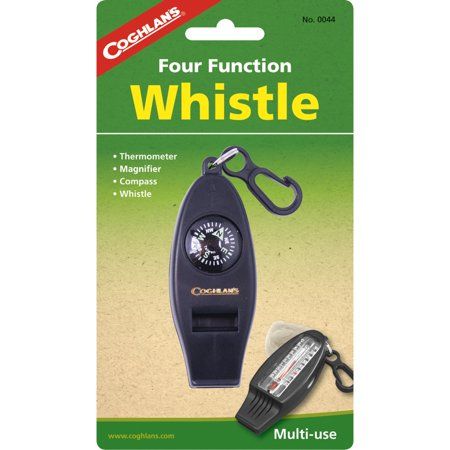 Coghlan's Four Function Whistle Image 1 of 2 Primitive Survival, Survival Quotes, Survival Life Hacks, Survival Shelter, Survival Techniques, Survival Life, Wilderness Survival, Survival Tools, About Money