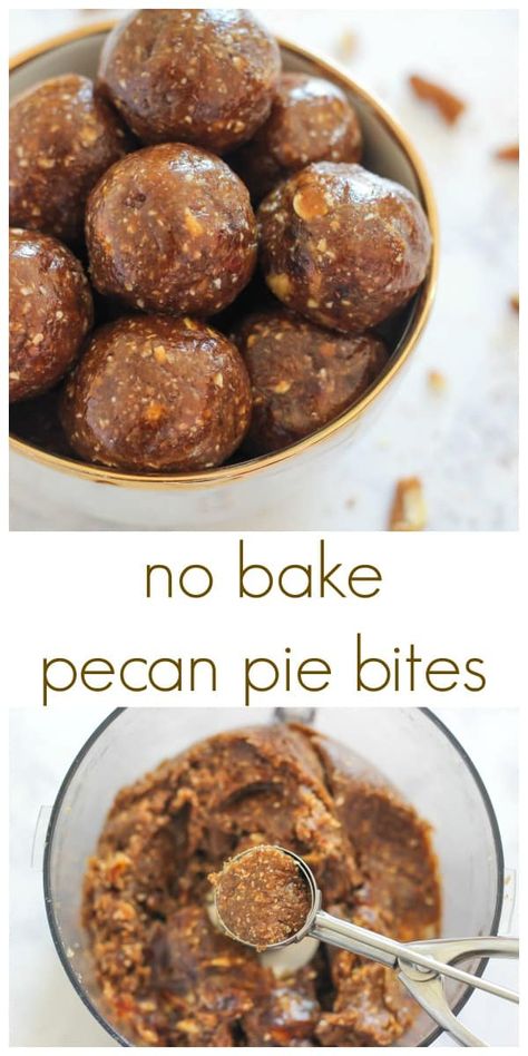 Pecan Pie Balls No Bake, Green Deserts, No Bake Pecan Pie, Pie Shooters, Thanksgiving Desert, Healthy Holiday Baking, Pecan Pie Balls, Pecan Balls, Pecan Bites