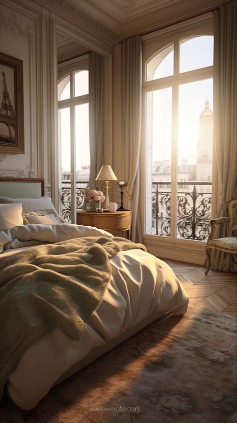 Parisian Interior Design, Parisian Bedroom, Parisian Interior, French Bedroom, Parisian Apartment, Dream Apartment, Dream House Interior, Dream Rooms, Dream House Decor