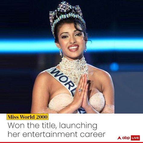 Priyanka Chopra Jonas, a versatile talent and global icon, launched her career by winning Miss World 2000, and has since starred in #Bollywood and #Hollywood, produced award-winning films, and authored a bestselling memoir. Here's a look at some of her achievements on her 42nd birthday. #PriyankaChopraJonas #PriyankaChopraBirthday #MissWorld2000 #Unfinished #Quantico #ABPLive Priyanka Chopra Birthday, Miss World 2000, 42nd Birthday, Global Icon, Miss World, Priyanka Chopra, Memoirs, Award Winning, Career