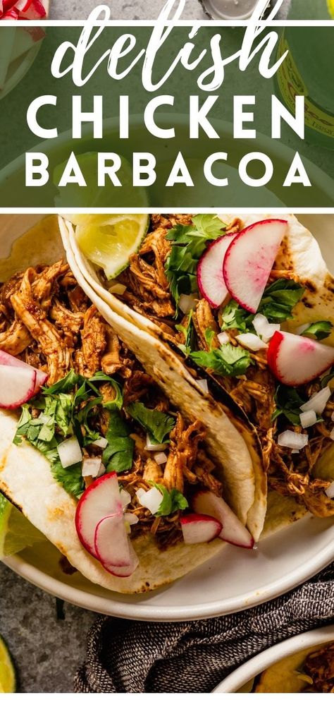 Whole Chicken Mexican Recipes, Adobo Chicken Crockpot, Easy Mexican Shredded Chicken, Barbacoa Chicken, Chicken Barbacoa, Chicken Adobe, Slow Cooked Chicken Breast, Mexican Chicken Breast, Shredded Mexican Chicken