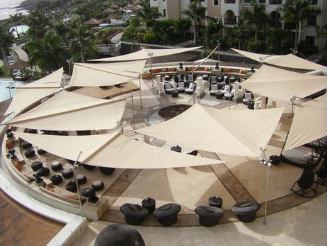 Tensile Structures, Pergola Pictures, Sun Sail Shade, Genius Loci, Tent Design, Covered Pergola, Outdoor Restaurant, Patio Roof, Shade Sail