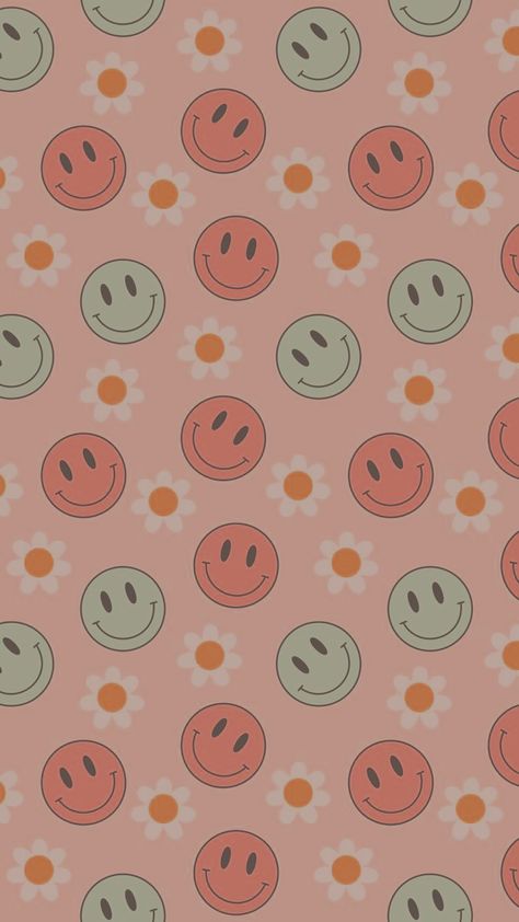 Preppy Smiley Face Wallpaper, Preppy Smiley Face, Smiley Face Wallpaper, Autumn Phone Wallpaper, Preppy Wallpapers, Face Wallpaper, Pink Wallpapers, Phone Theme, Iphone Backgrounds